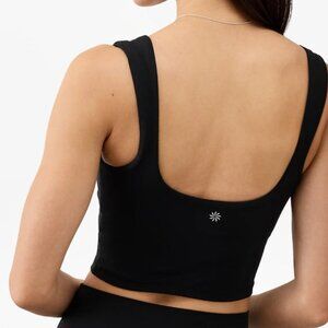Athleta Transcend Square Neck Crop Sports Bra